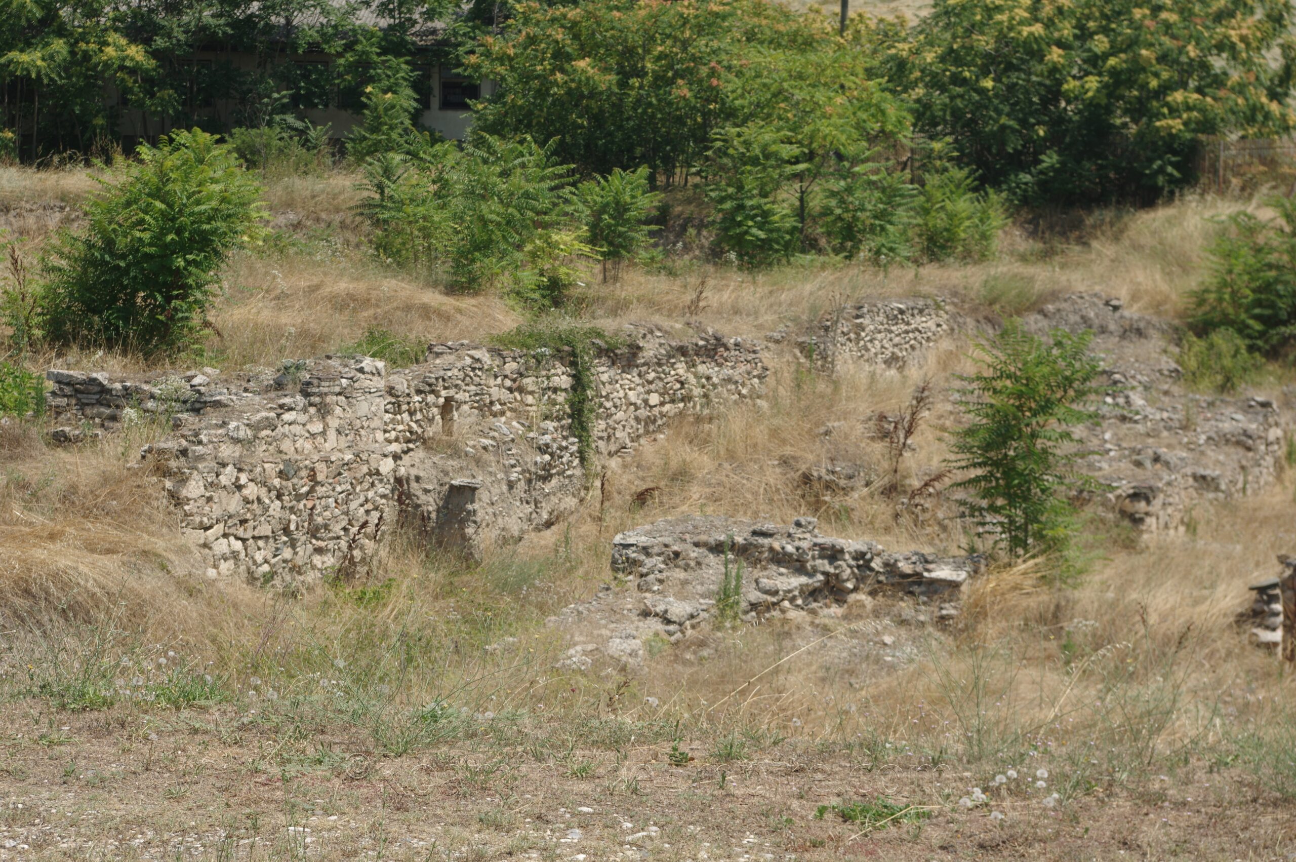 Area of the eastern fortifications.