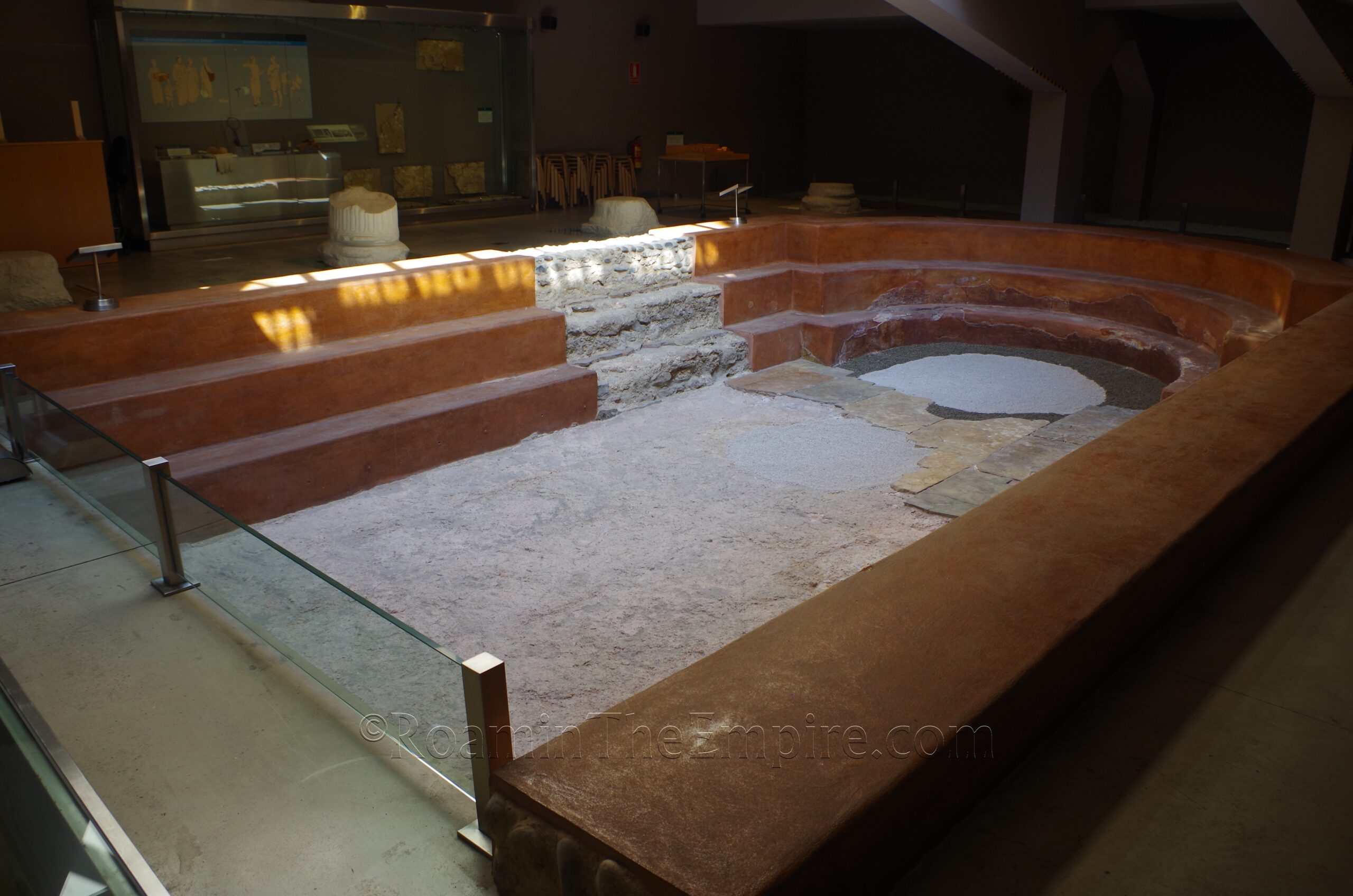Natatio of the Museo de las Termas Públicas. Colonia Caesar Augusta.
