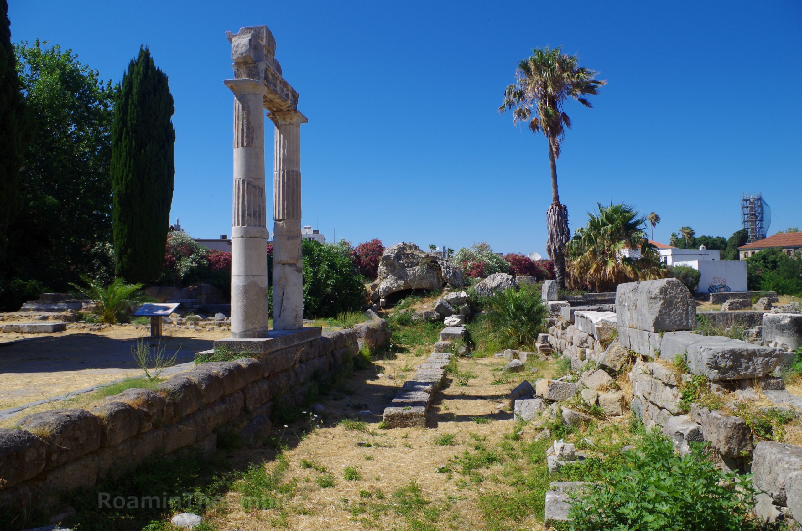 Western stoa and monumental propylon. Kos.