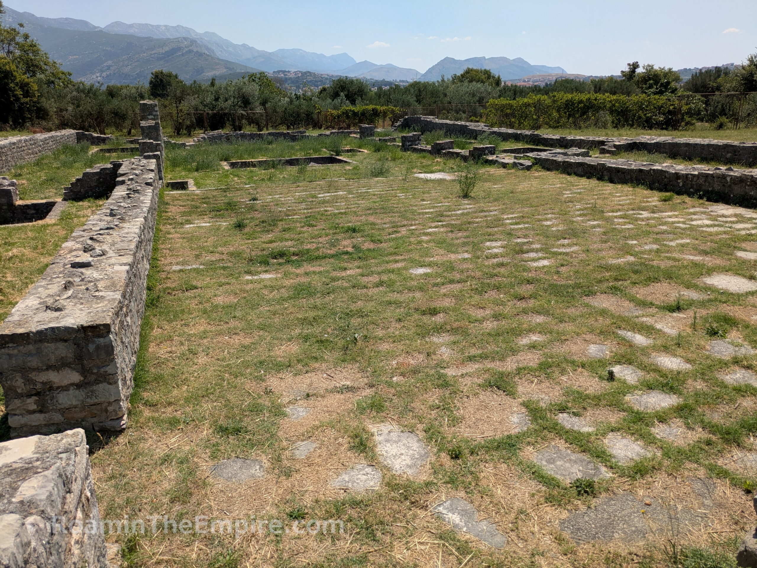 Interior of the Basilica of the Five Martyrs.