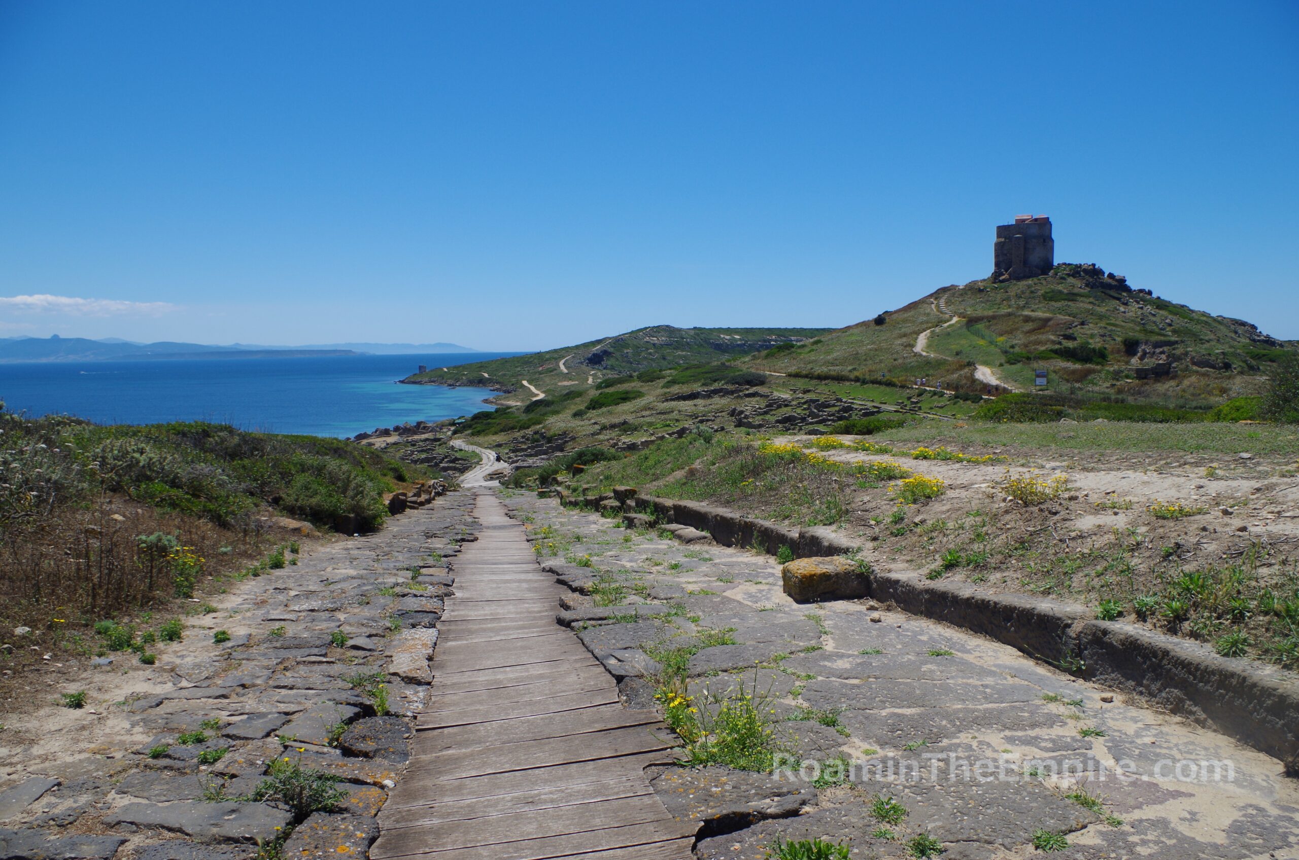 Cardo maximus of Tharros.
