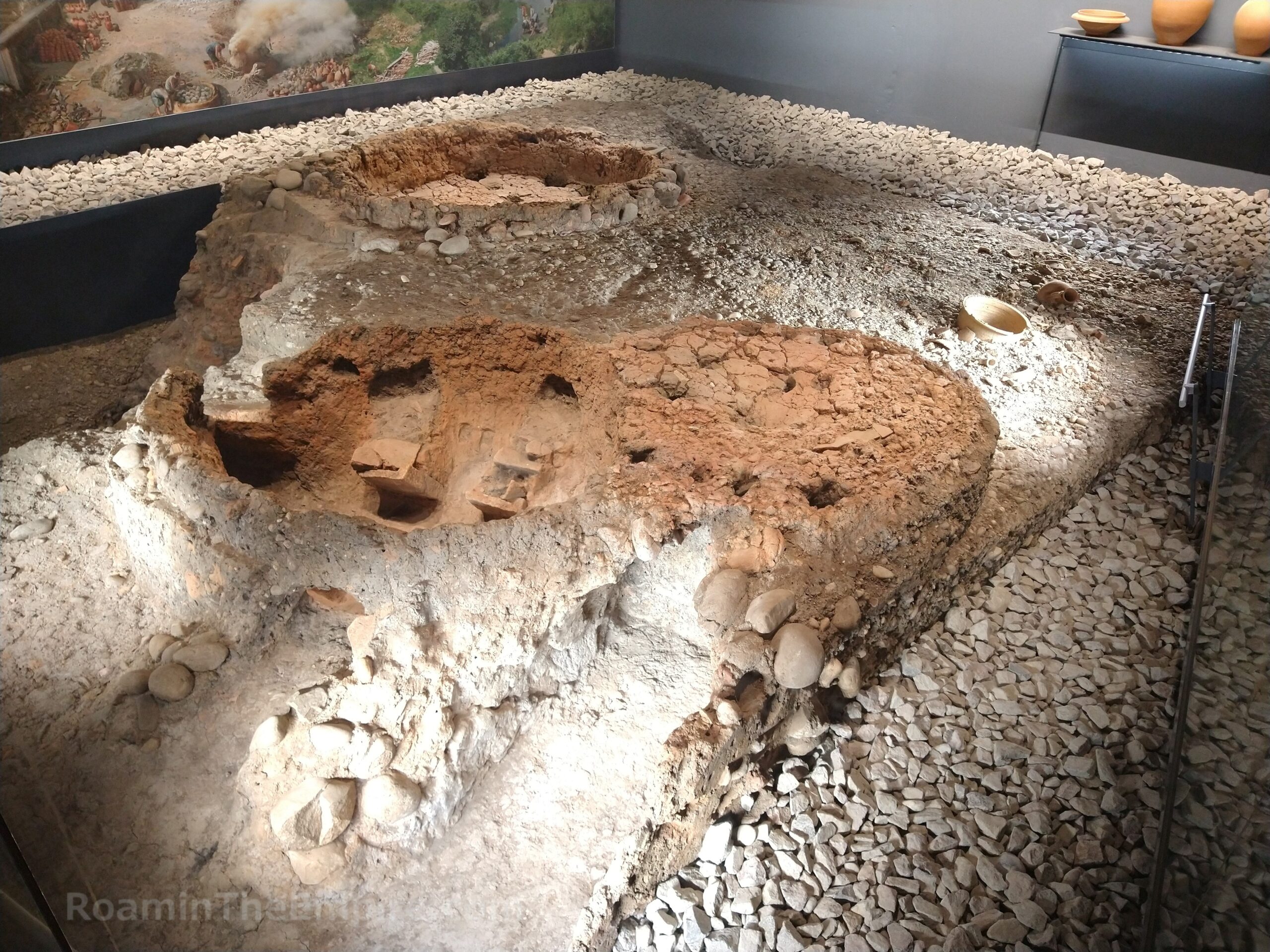 Pottery kilns.