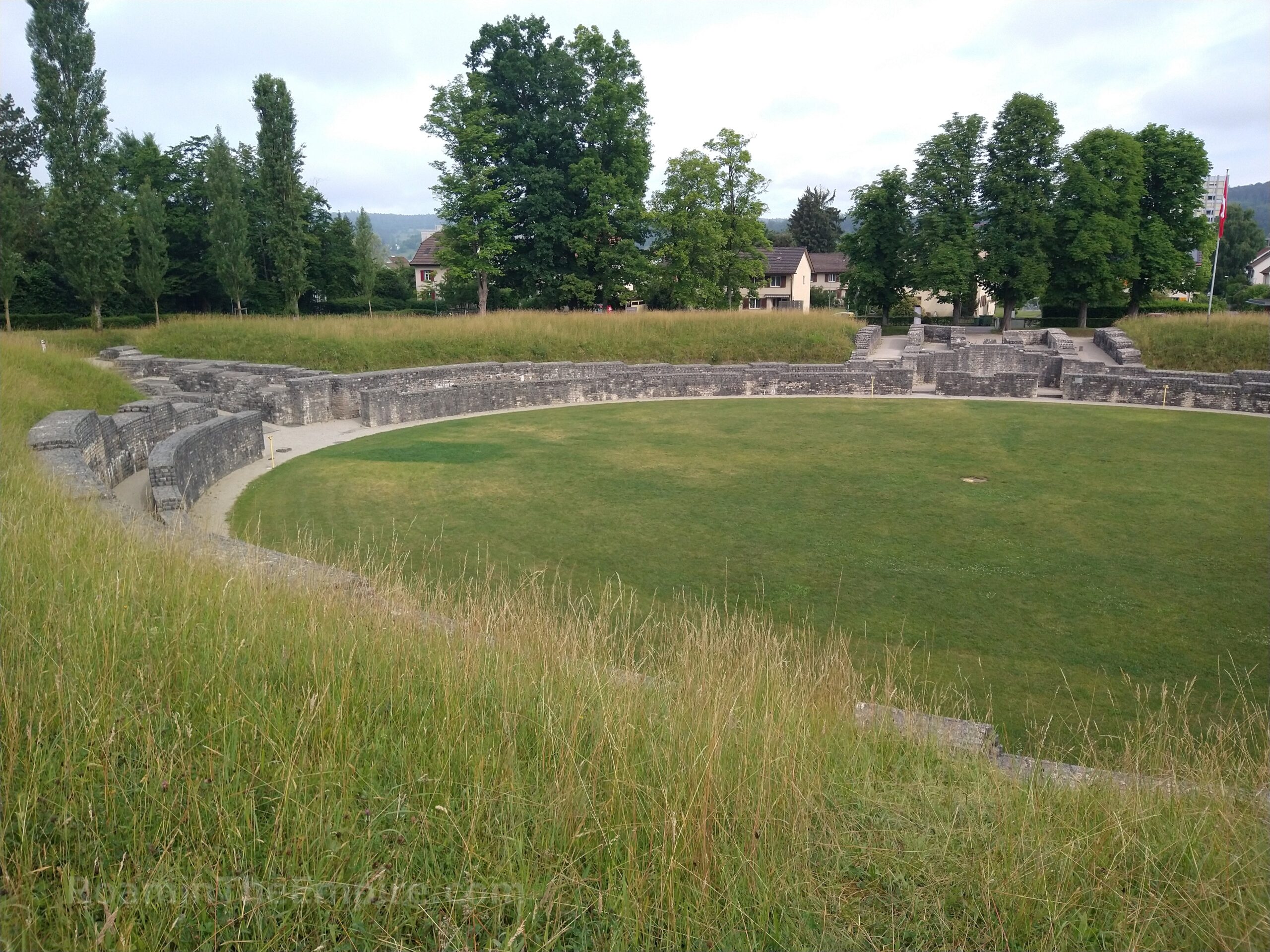 West side of the amphitheater.