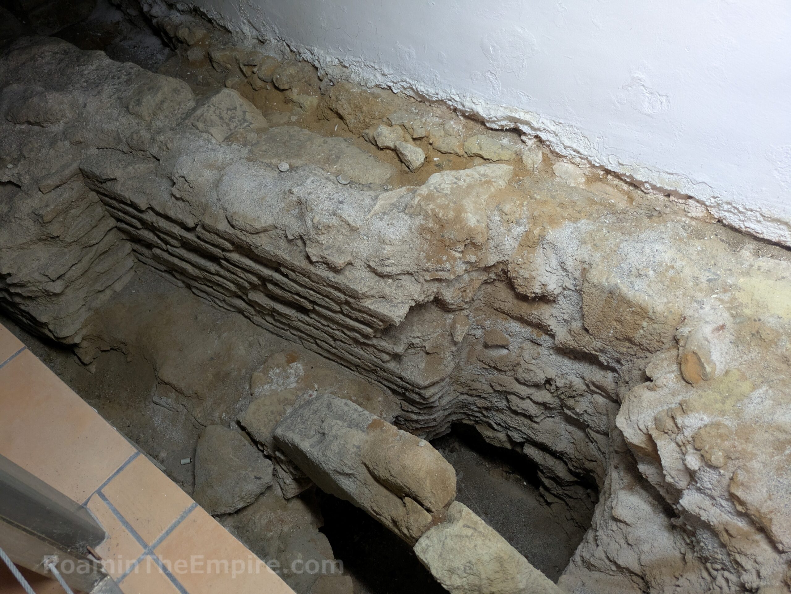 Excavations inside the Archaeological Museum of Kissamos.