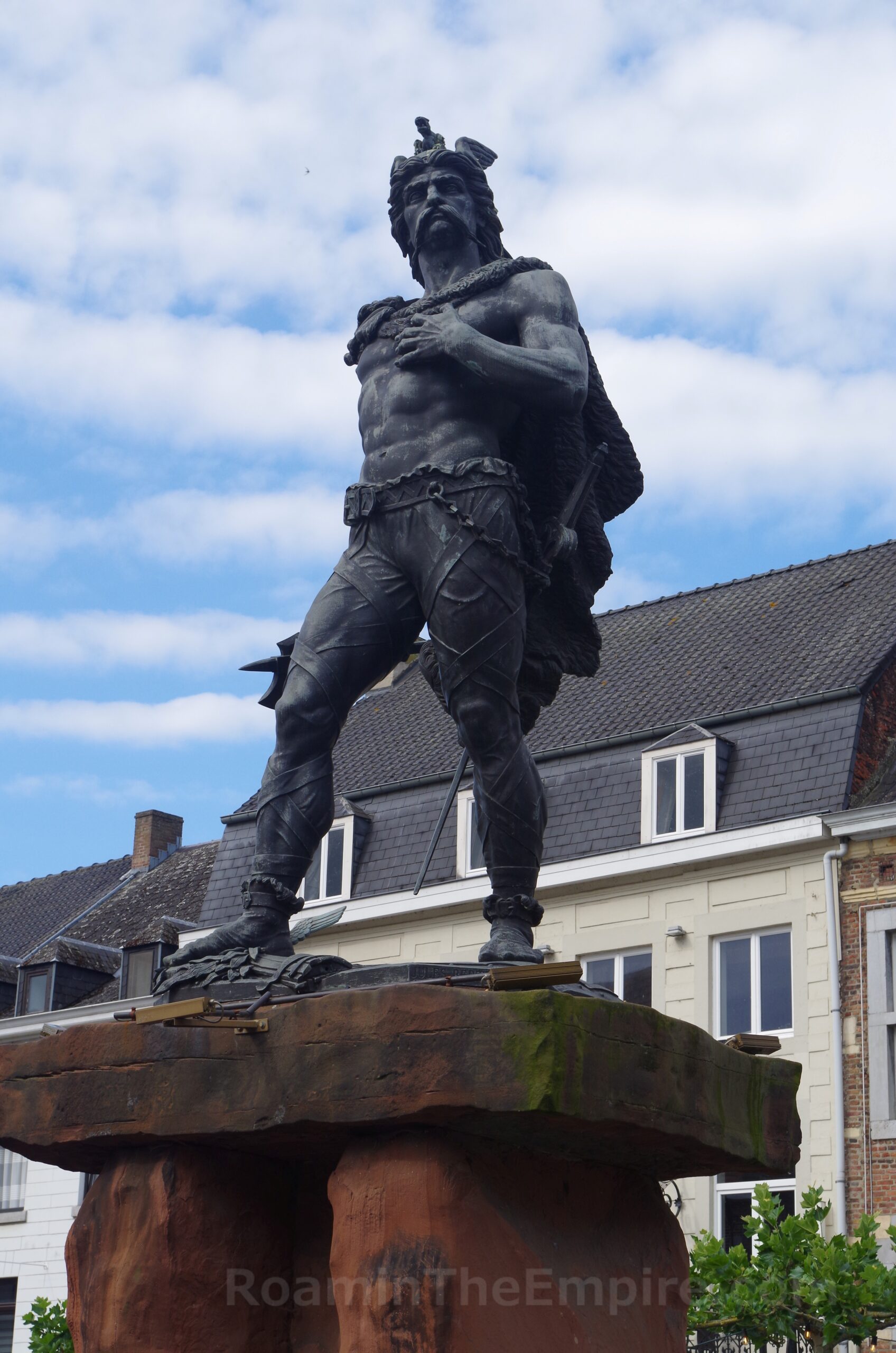 Statue of Ambiorix from the Grote Markt in Tongeren.