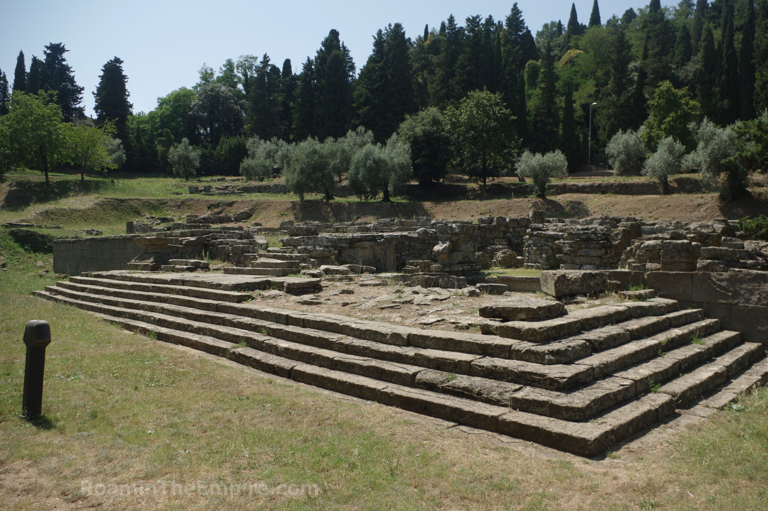 Etrusco-Roman temple. Faesulae.